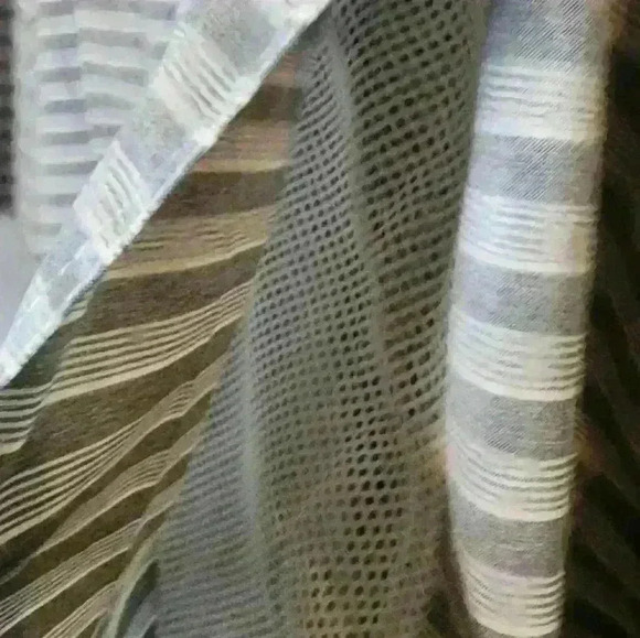 Columbia Mens XXL Gray Striped Twisted Creek UPF Omni-Shade Vented Shirt Pocket - Picture 3 of 4